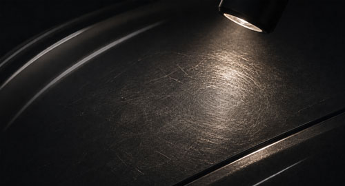 Noticeable paint defects