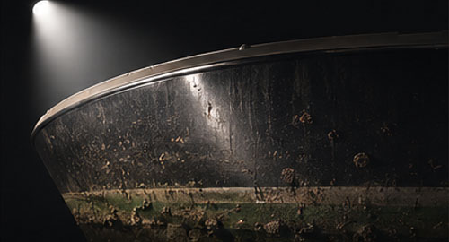 Heavily neglected vessel