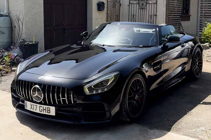 Mercedes AMG GTC showroom detail
